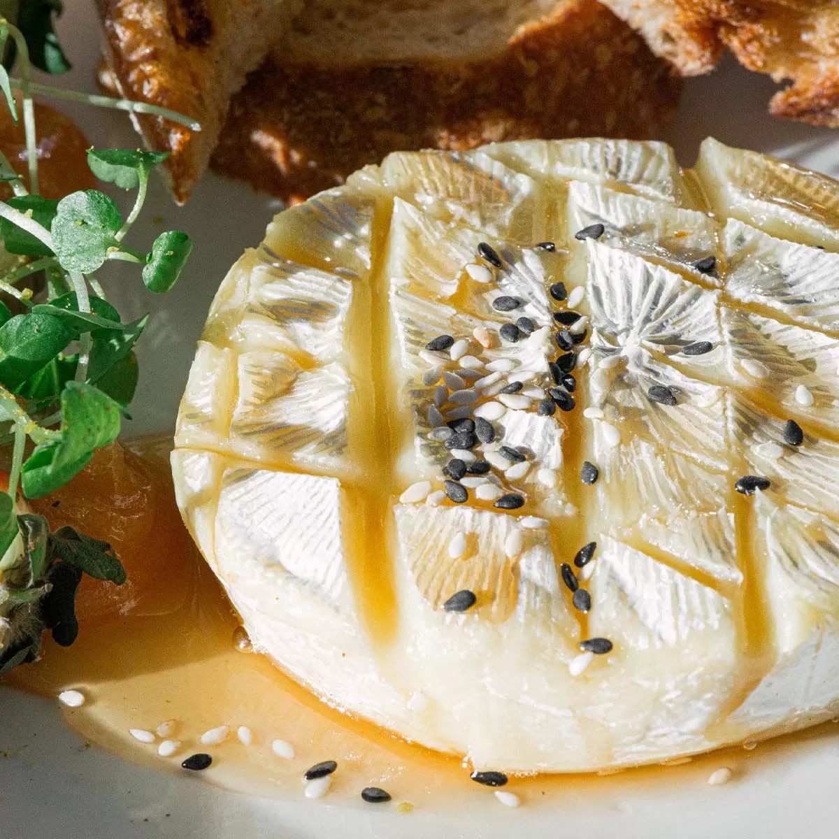 melted brie dish